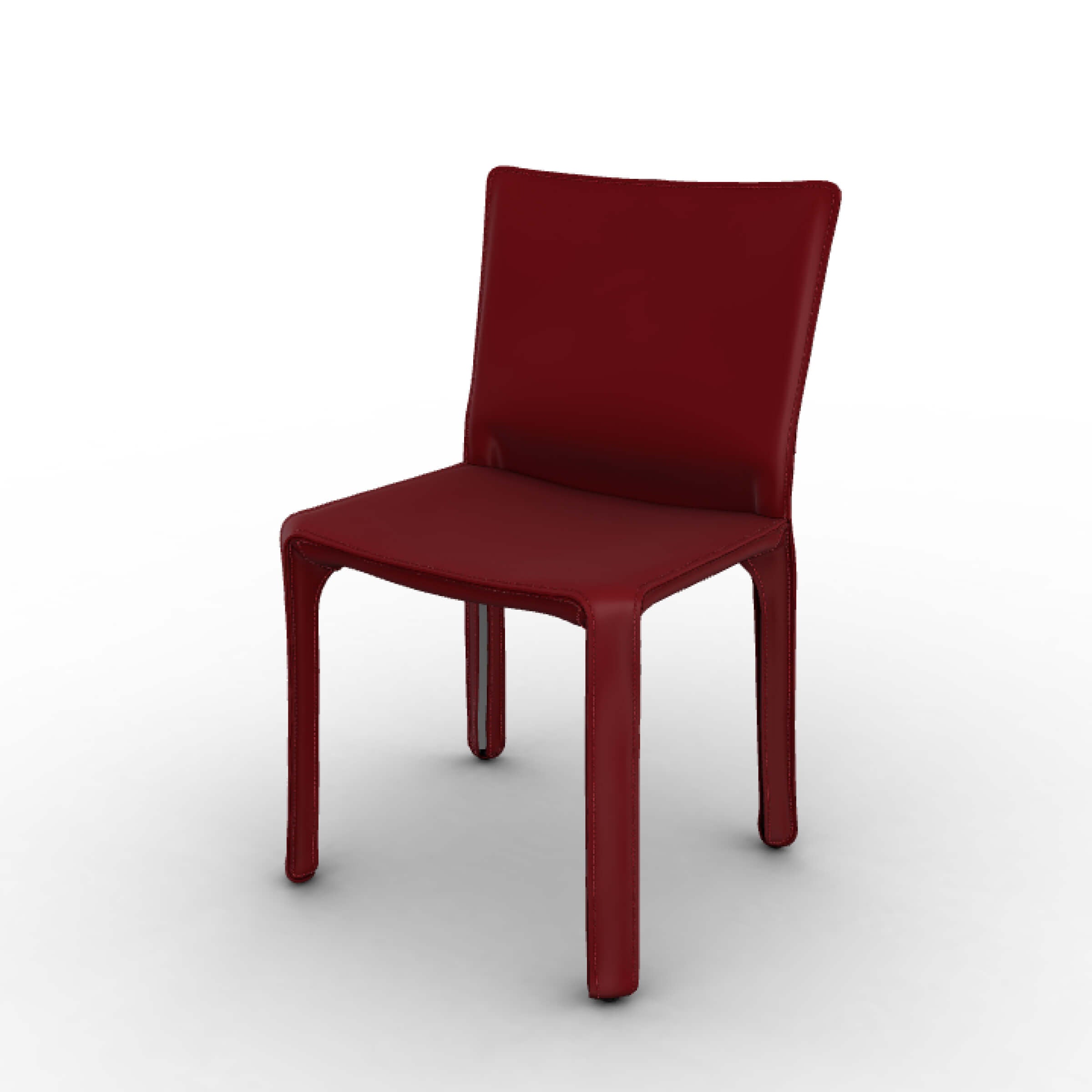 Kids Leather Chair CAB 412 Petit, designed by Mario Bellini for