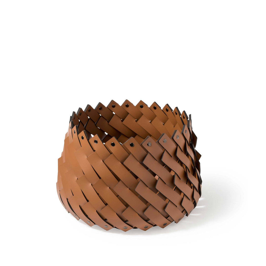 Leather Basket ALMERIA by Pinetti 03