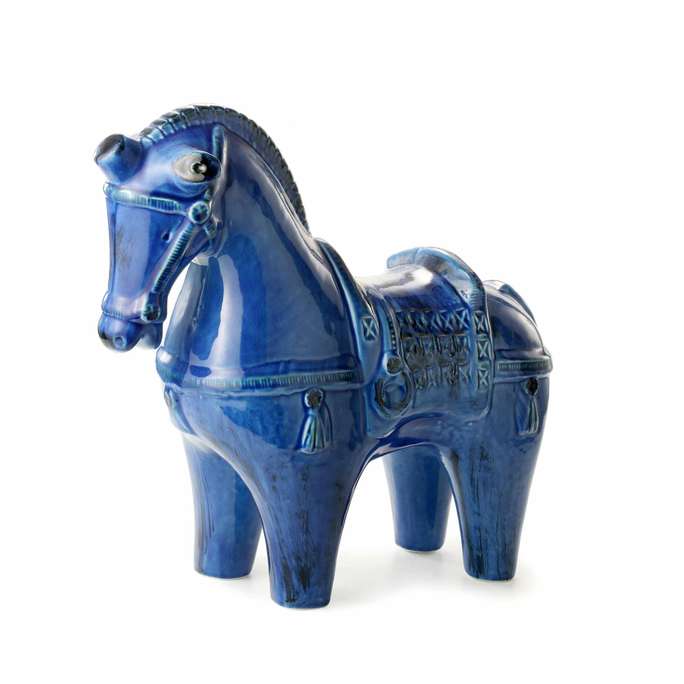 Ceramic Sculpture CAVALLO ALTO by Aldo Londi for Bitossi Ceramiche