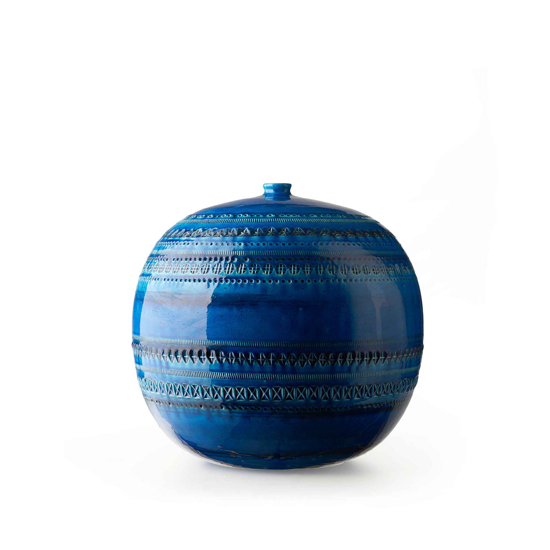 Ceramic Vase PALLA by Aldo Londi for Bitossi Ceramiche 01