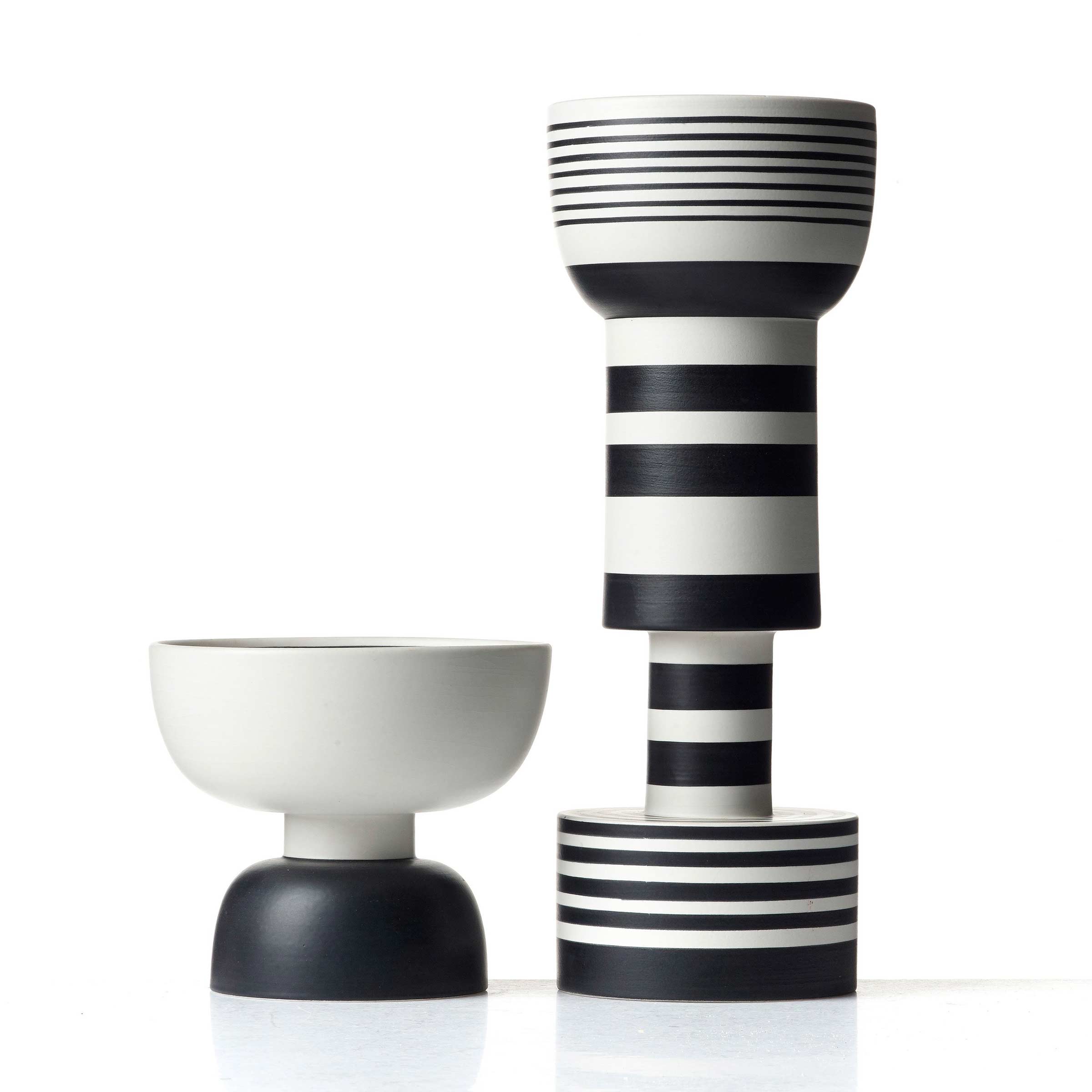エットーレ・ソットサスによるBitossi Ceramicheの陶器の花瓶 VASO