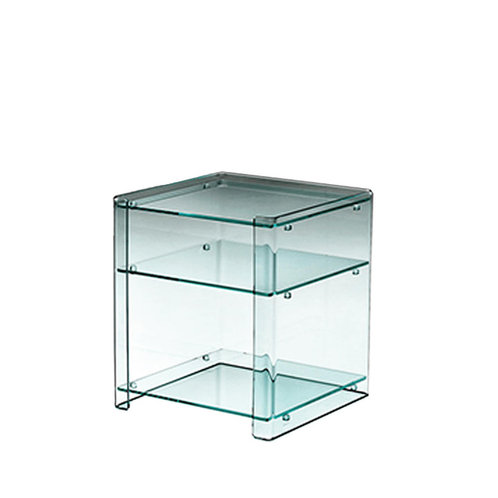 Glass Bedside Table MILO by Ilaria Marelli for FIAM 0132