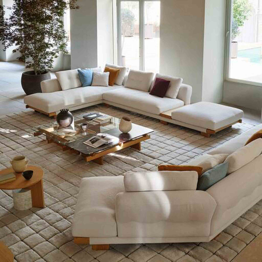 Sahara Grid Wool Rug by Cassina – Contemporary | Design Italy