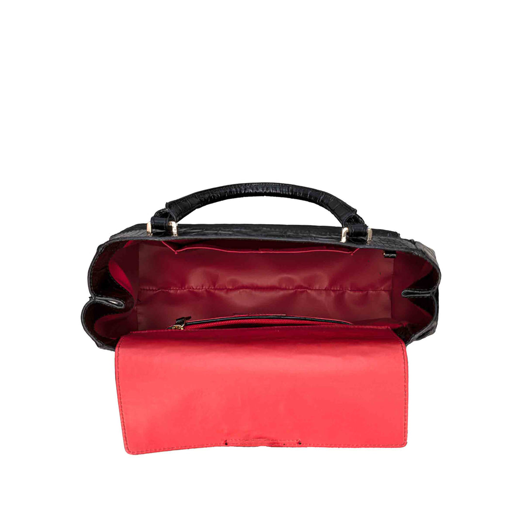 Top Handle Leather Bag AURORA by Buti Pelletterie 17