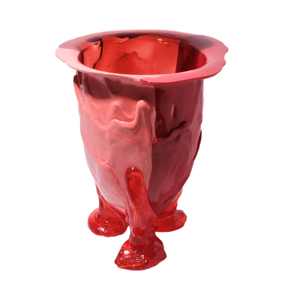 Resin Vase AMAZONIA Salmon Ruby by Gaetano Pesce for Fish Design 01