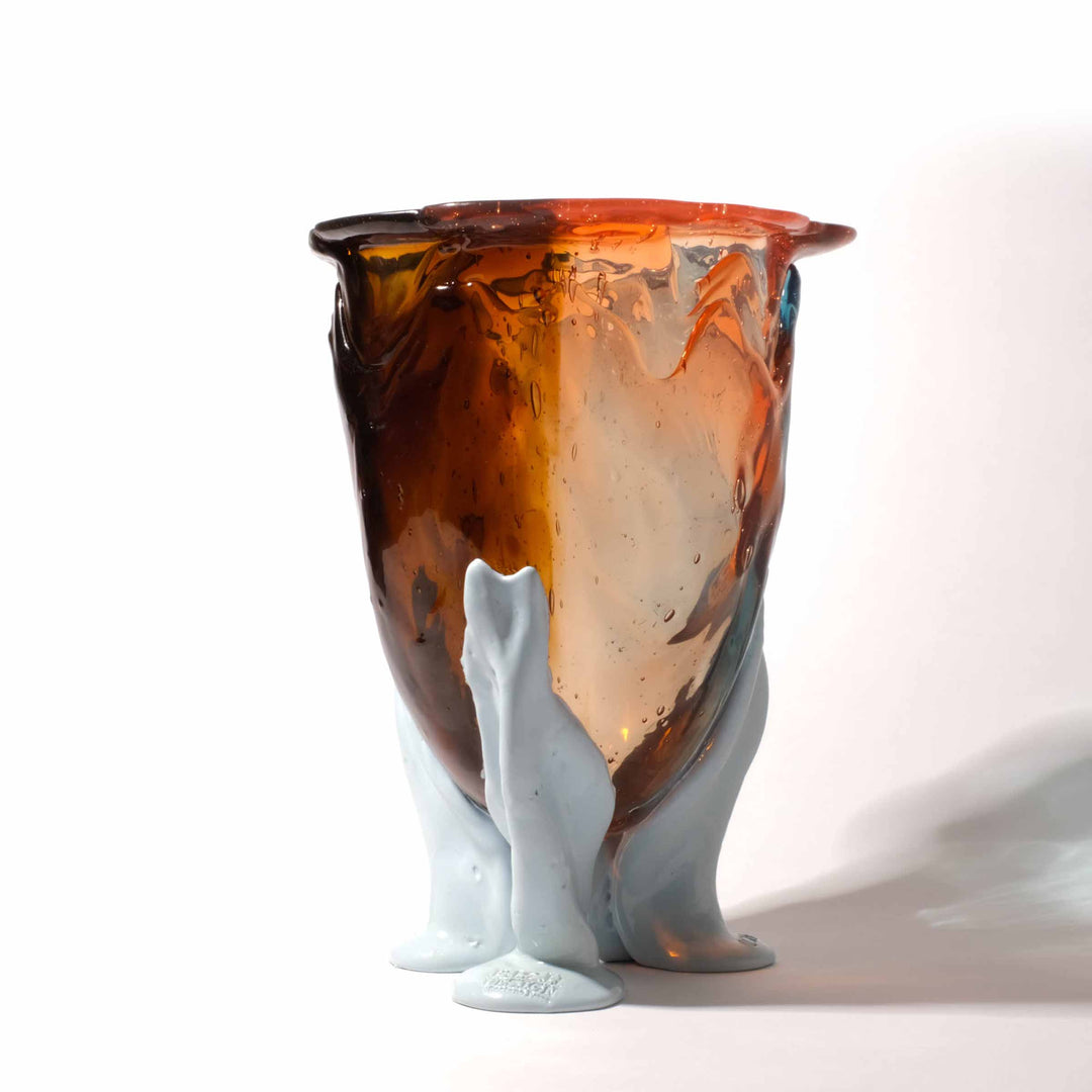 Resin Vase AMAZONIA Ruby Light Blue by Gaetano Pesce for Fish Design 03