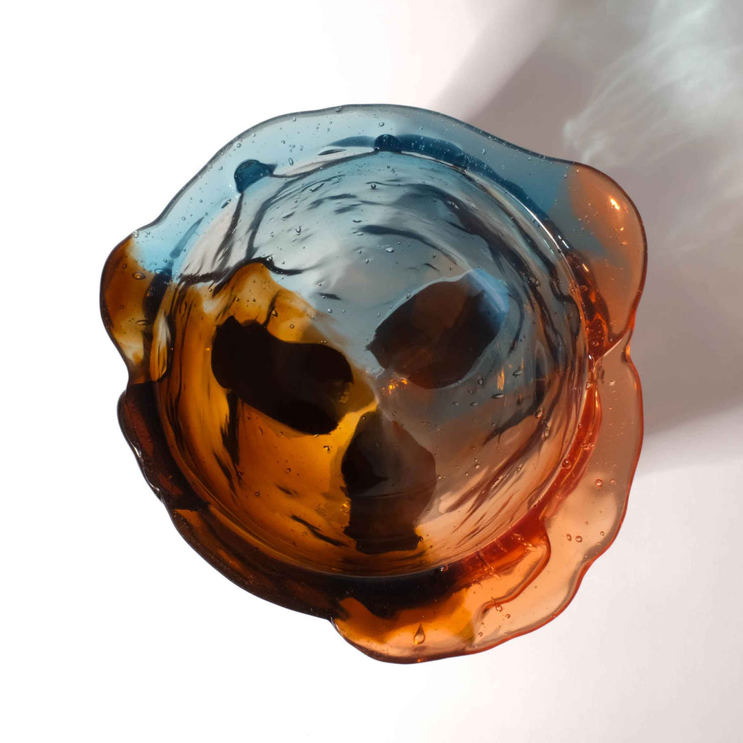 Resin Vase AMAZONIA Ruby Light Blue by Gaetano Pesce for Fish Design 04