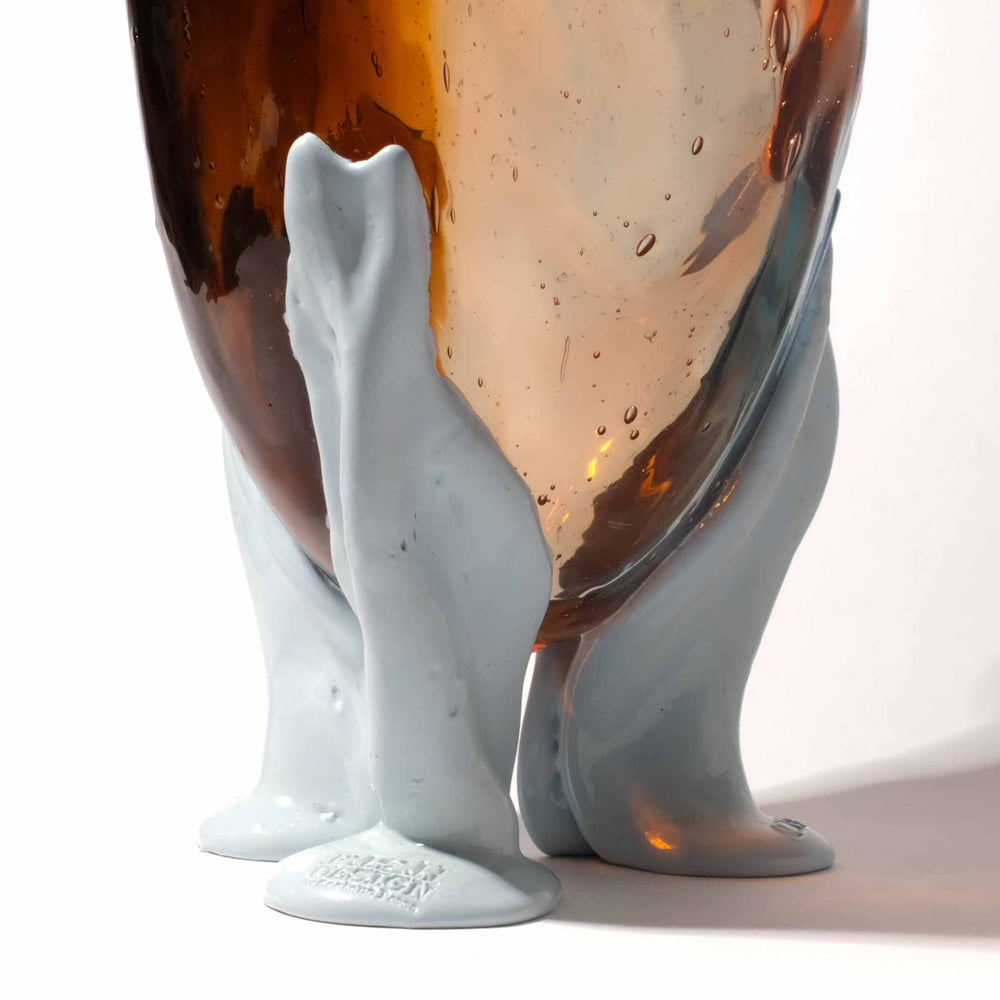 Resin Vase AMAZONIA Ruby Light Blue by Gaetano Pesce for Fish Design 02