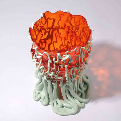 Resin Vase MEDUSA Orange by Gaetano Pesce for Fish Design 03