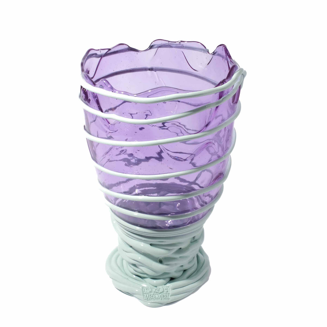 Resin Vase POMPITU II Lilac by Gaetano Pesce for Fish Design 01