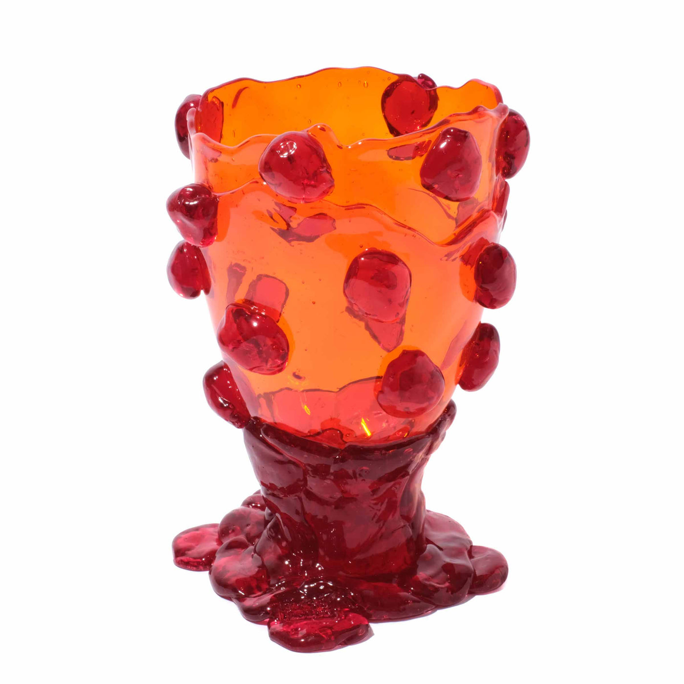 Resin Vase NUGGET Orange Fucsia by Gaetano Pesce for Fish Design 01