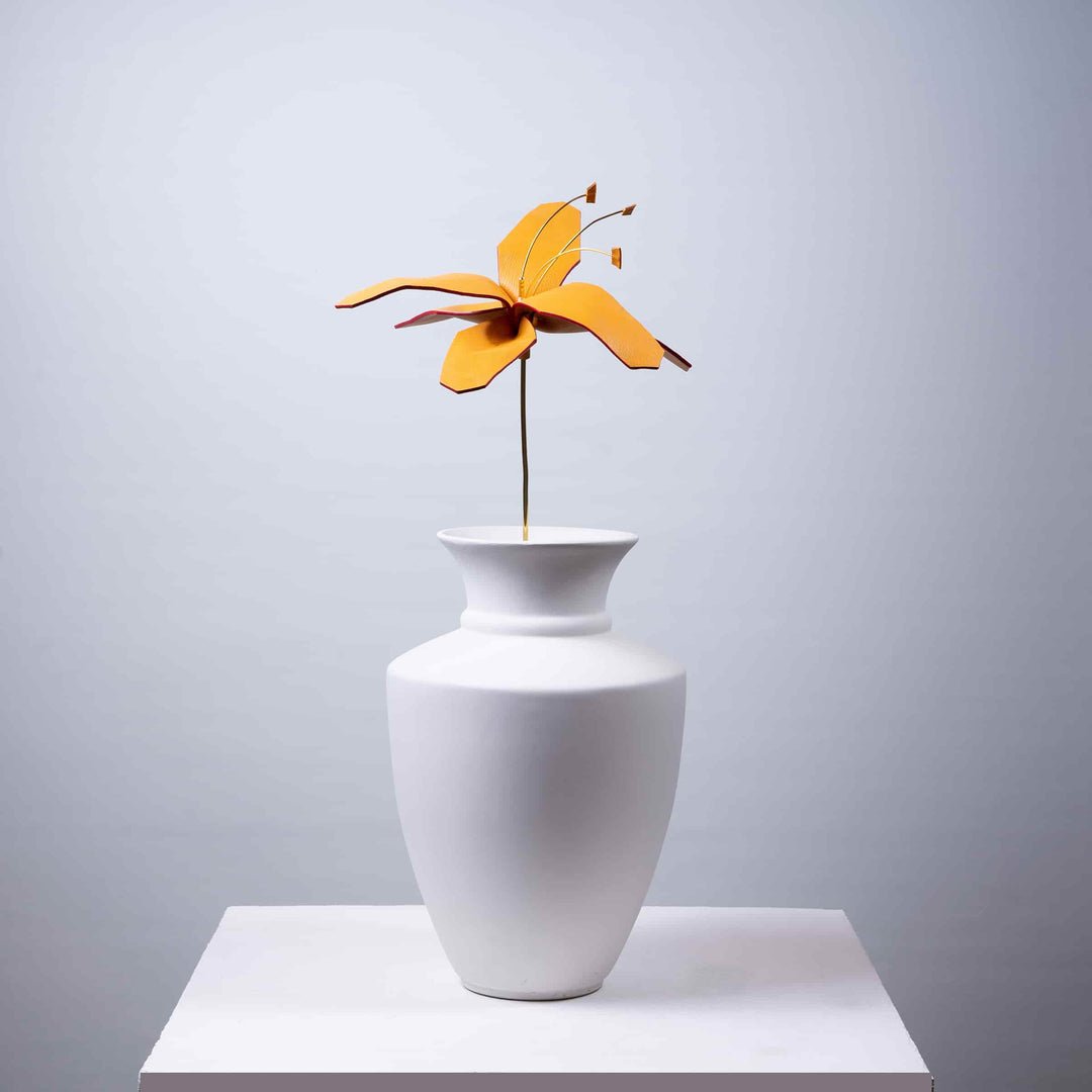 Leather Decorative Object ÈDEN by MARCO Atelier