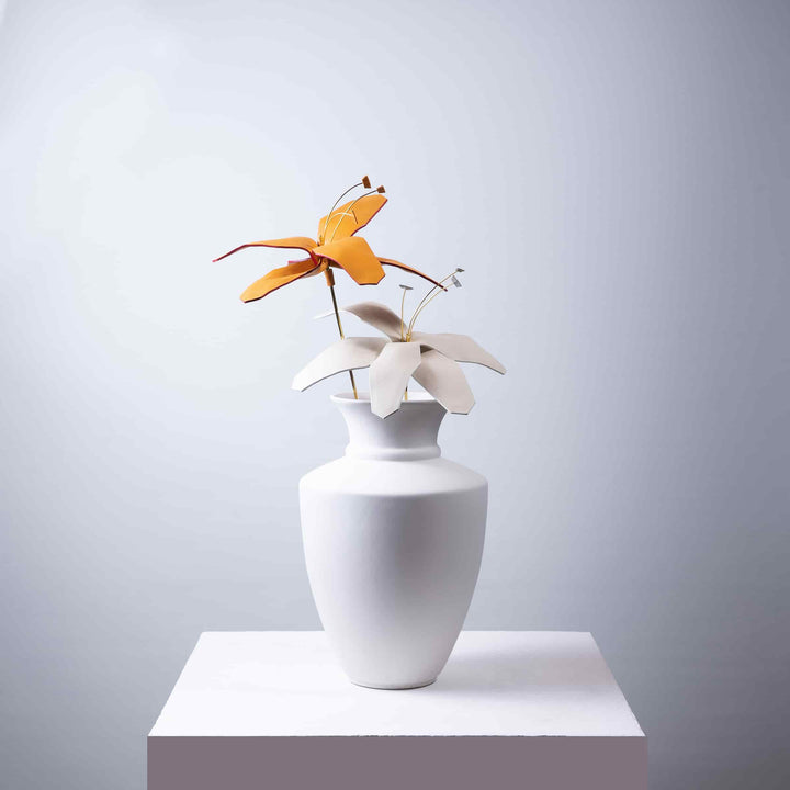 Leather Decorative Object ÈDEN by MARCO Atelier