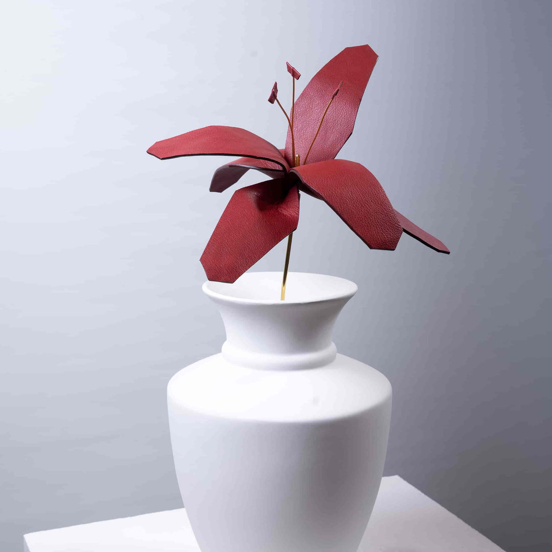 Leather Decorative Object ÈDEN by MARCO Atelier