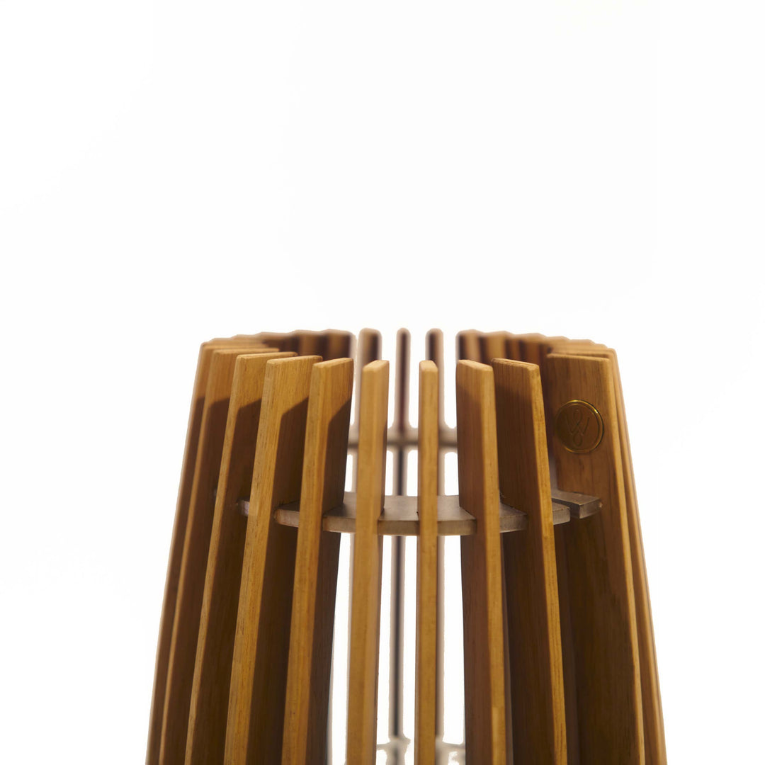 Wood Table Lamp FLUSSIO by Andrea Riva, Francesco De Luca, Caia Rossa for Winetage 05