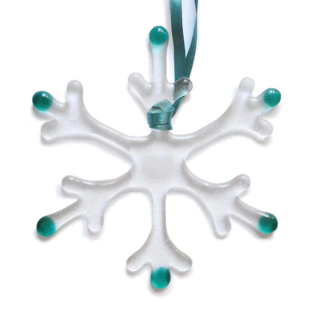 Murano Glass Christmas Ornament NEVE Set of Six by D.i. Più Andretto Design 04