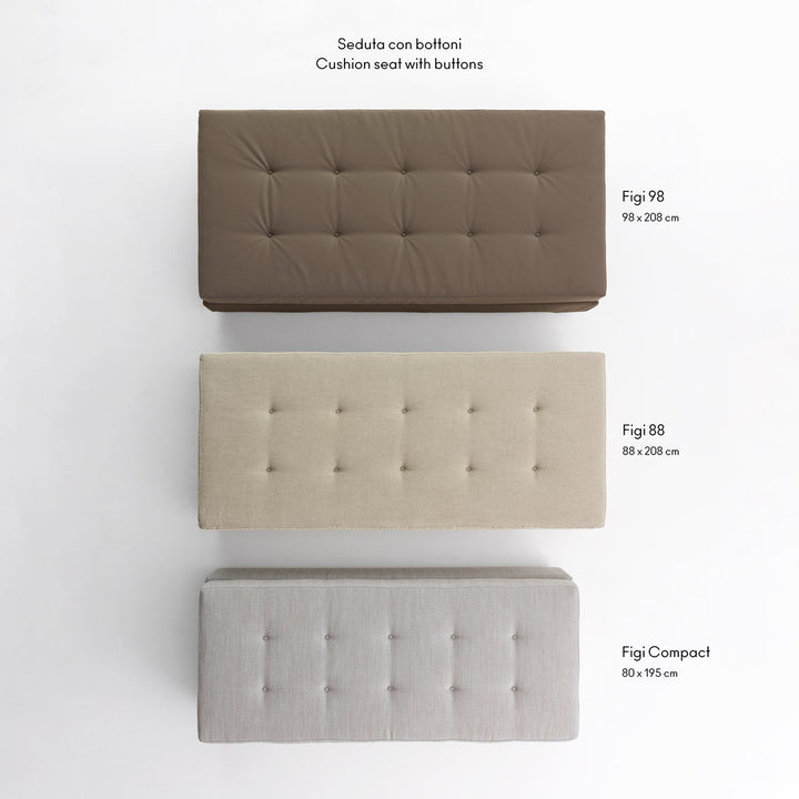 Storage Sofa Bed ISOLONA by Orizzonti Design Center for Horm 08