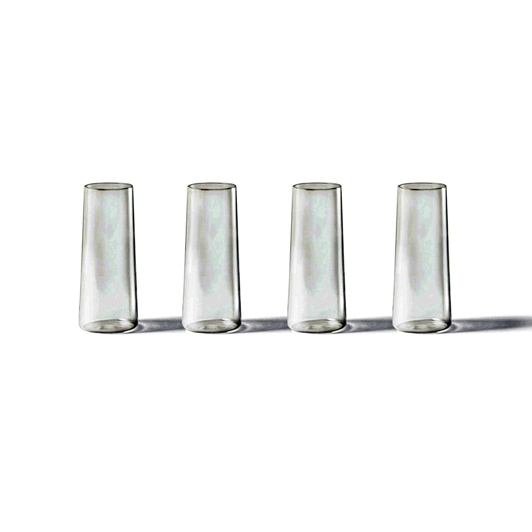 Geblasene Glasflöten SCIIA 6er-Set von (a+b) Dominoni, Quaquaro für Paola C