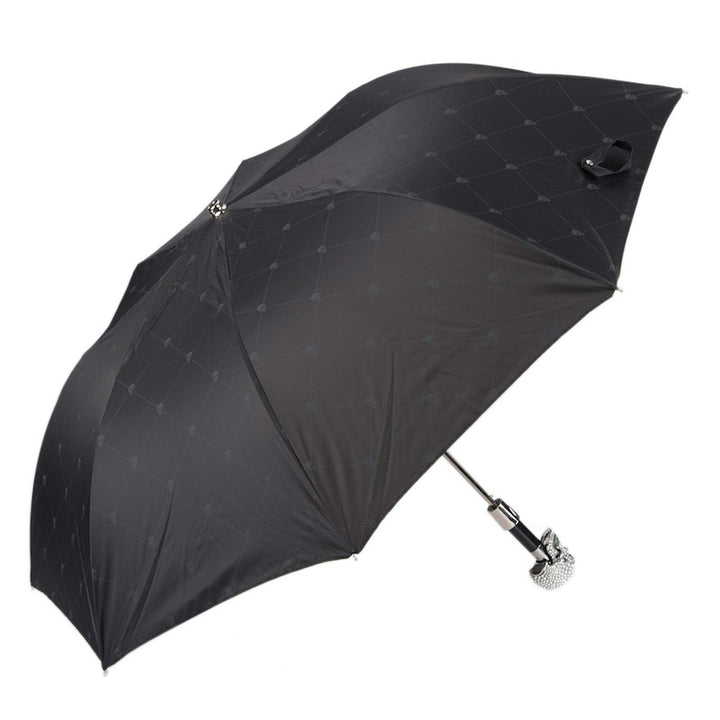 Folding Umbrella SWAROVSKI® SKULL with Swarovski® Crystal Handle by Pasotti 07