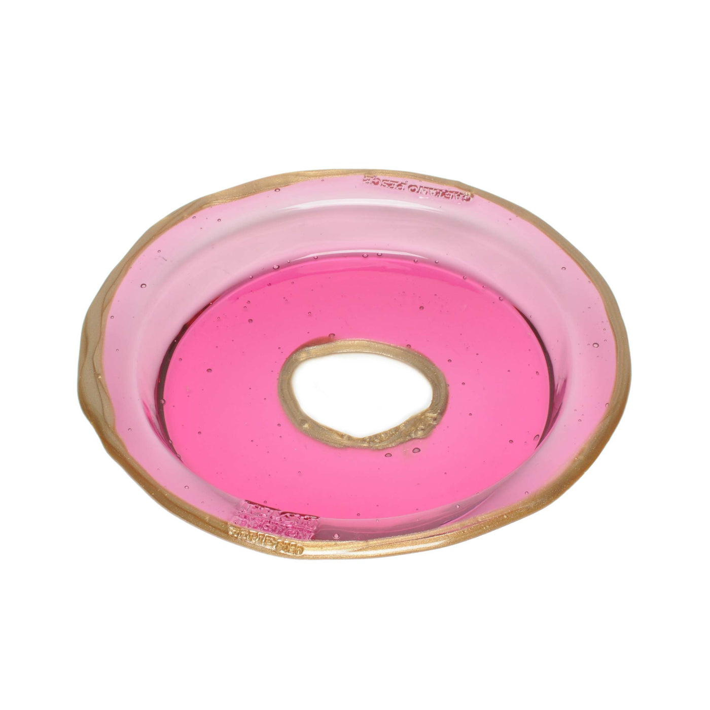 Resin Round Tray TRY-TRAY Pink by Gaetano Pesce for Fish Design 03
