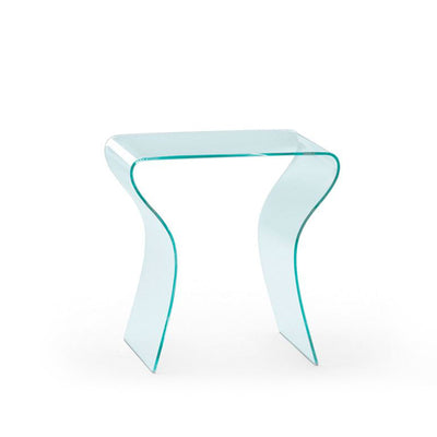 Glass Bedside Table CHARLOTTE DE NUIT by Prospero Rasulo for FIAM 0113