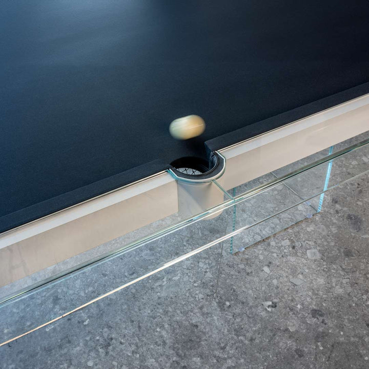 Glass Pool Table SHADOW by Basaglia and Rota Nodari for FAS Pendezza