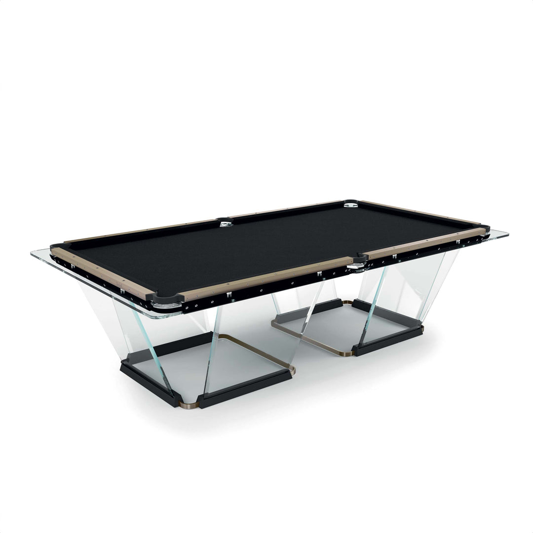 Glass Pool Table T1.1 Bronze by Marc Sadler for Teckell 03