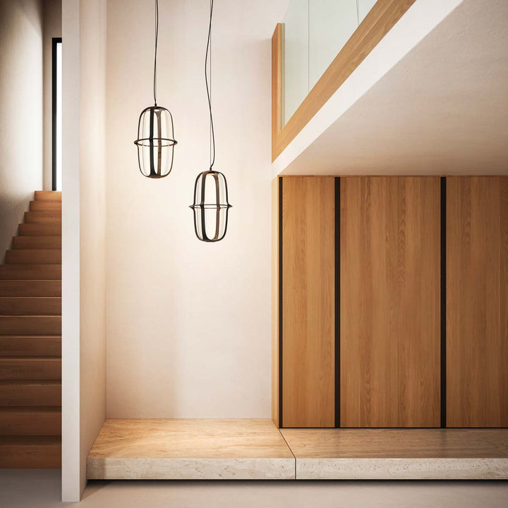 Glass Suspension Lamp KOOI by Studio Shuu for Kdln
