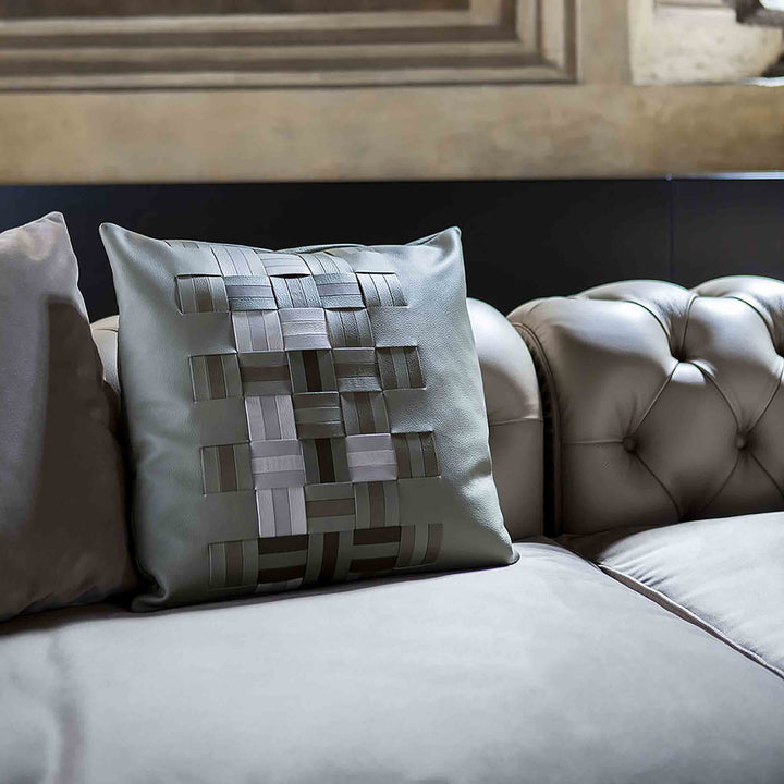 Leather Cushion JOURNEY PIER 1 by Giulio Ridolfo with Chiara Novello for Poltrona Frau 02