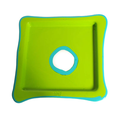 Resin Square Tray TRY-TRAY Green by Gaetano Pesce for Fish Design 02