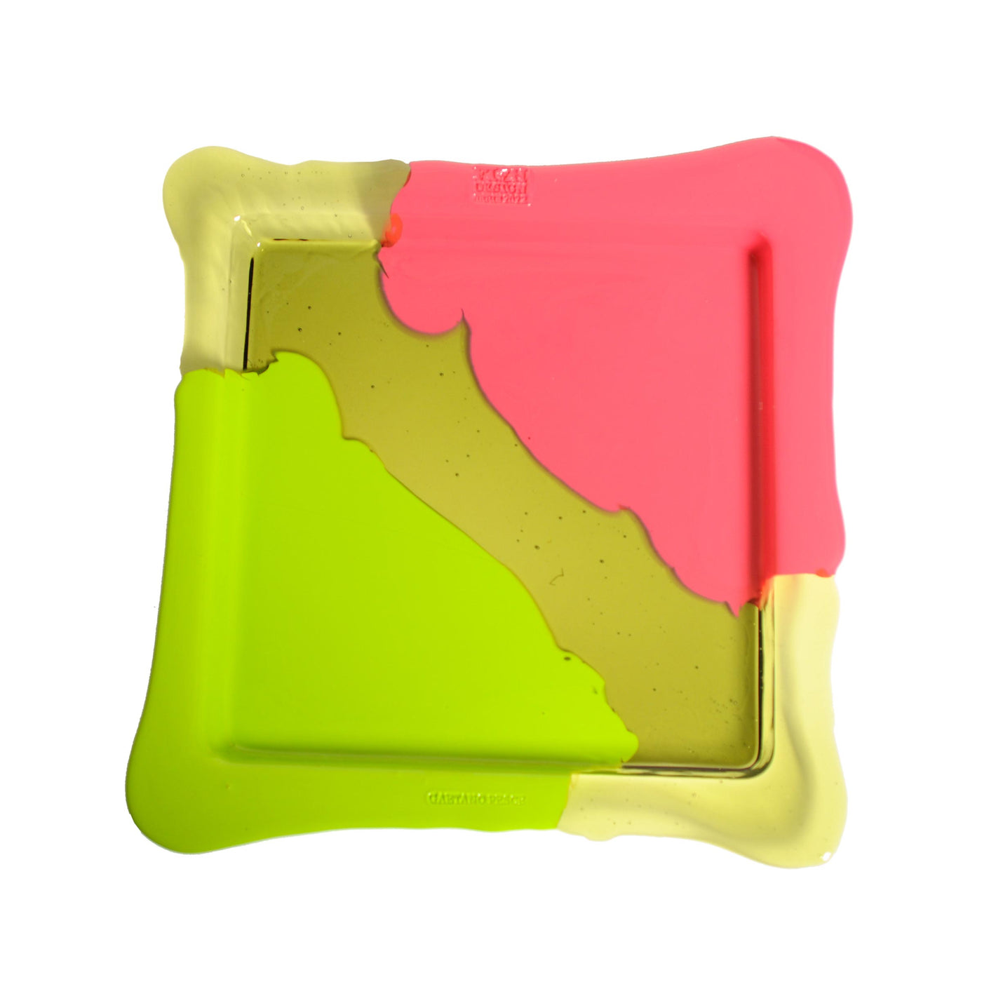 Resin Square Tray TRY-TRAY Light Green by Gaetano Pesce for Fish Design 02