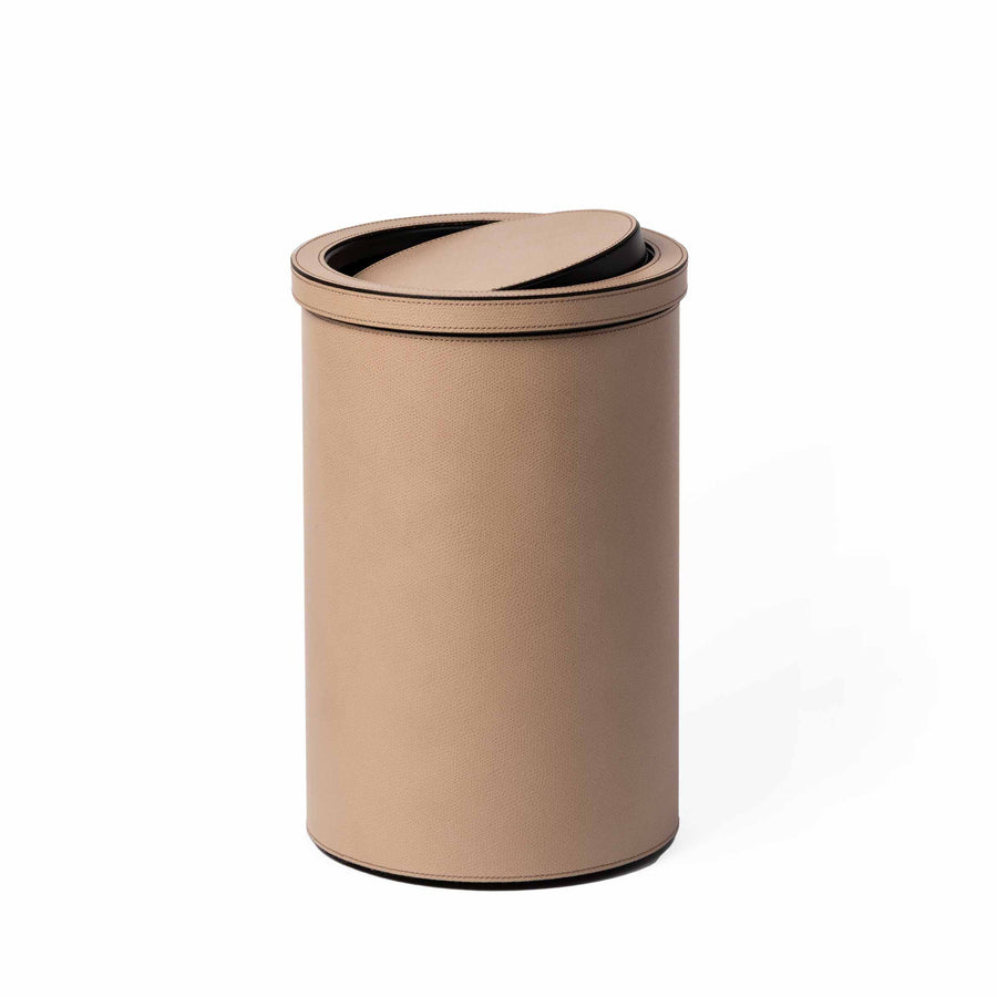 Leather Tilting Lid BIN by Pinetti 01