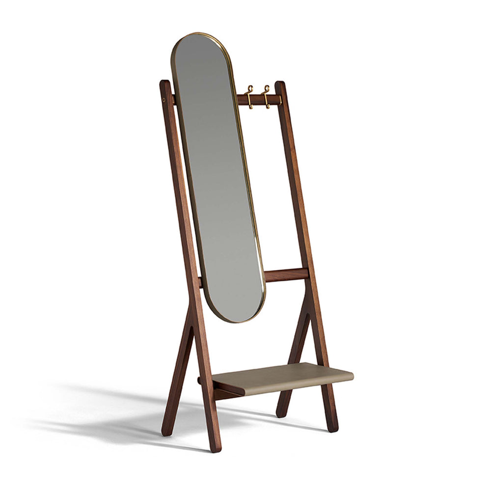 Standing Mirror with Hangers REN by Neri&Hu for Poltrona Frau 01