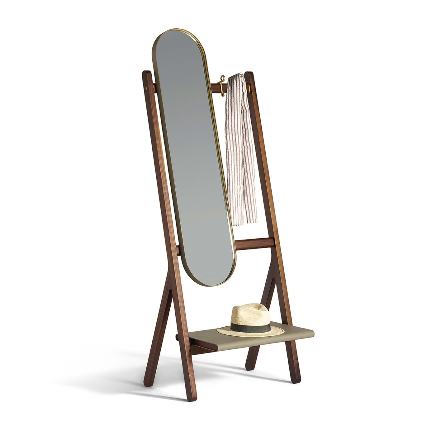 Standing Mirror with Hangers REN by Neri&Hu for Poltrona Frau 02