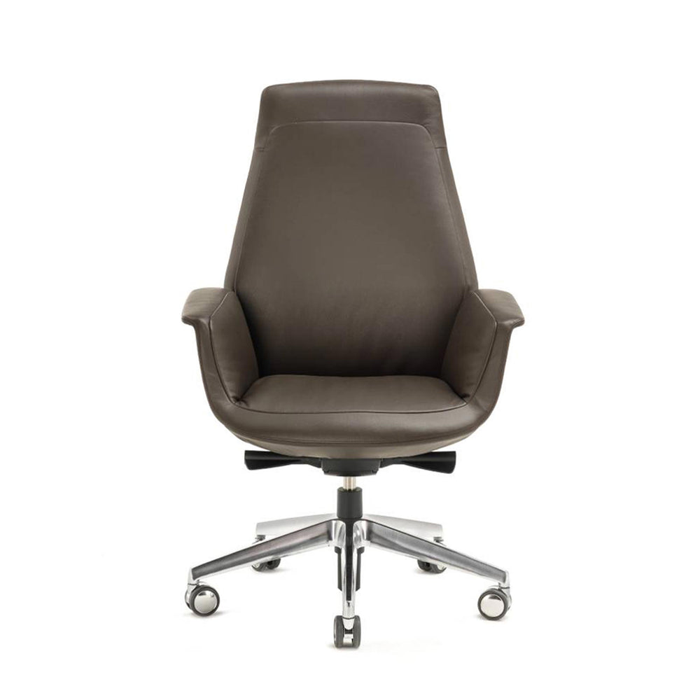Office Swivel Chair with Wheels DOWNTOWN EXECUTIVE by Jean-Marie Massaud for Poltrona Frau 02
