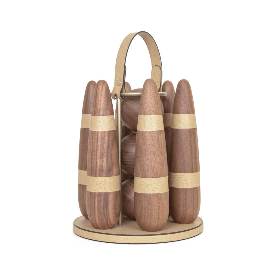 Wood Game BOWLING SET by Pinetti 01