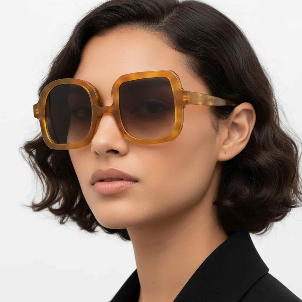 Honey Sunglasses FAUSTA Limited Edition 1955 Italian Eyewear Factory