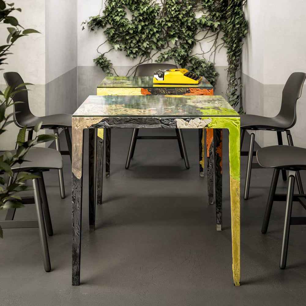 Jeans Dining Table REMEMBERME BISTROT by Tobias Juretzek for Casamania 02