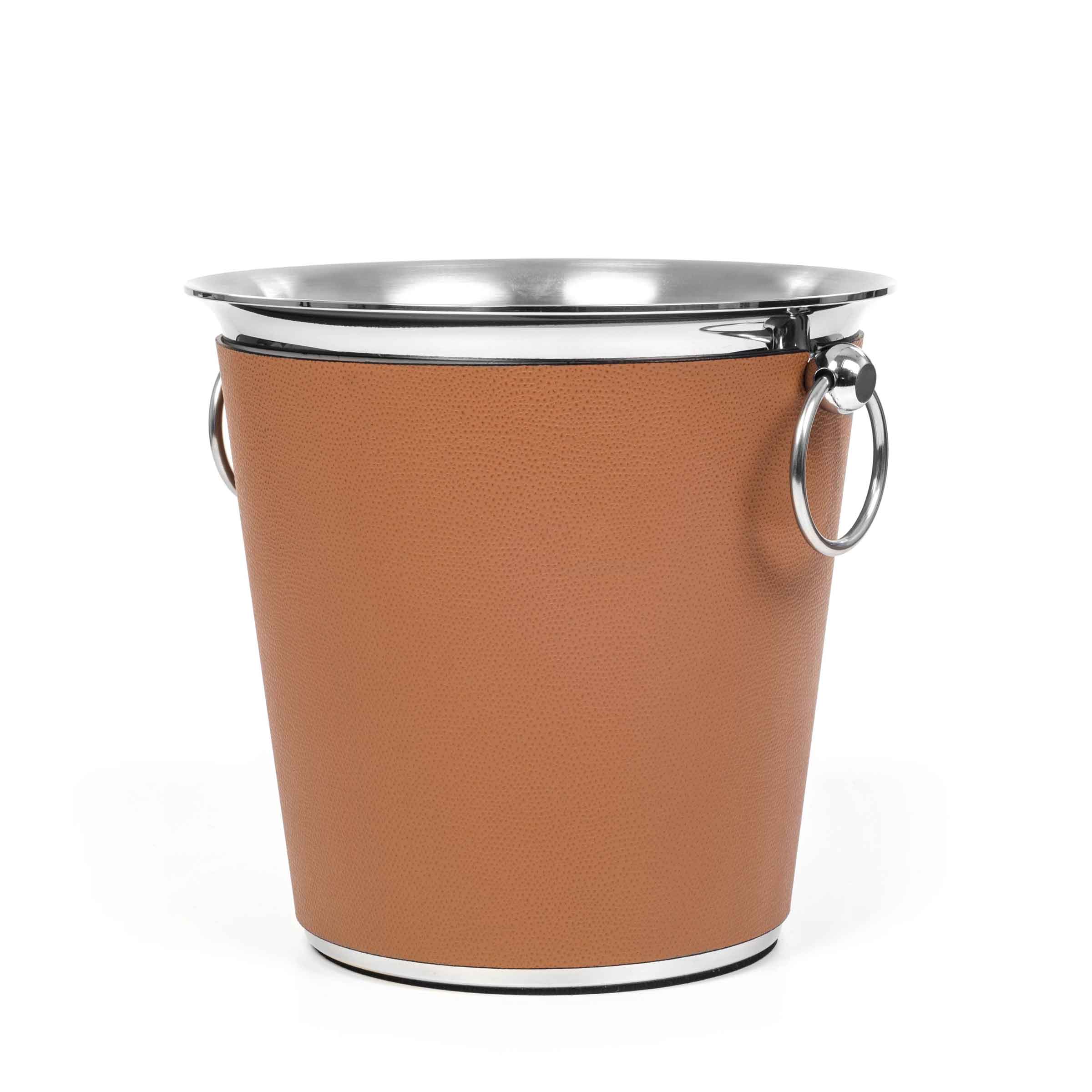 Leather CHAMPAGNE BUCKET By Pinetti Shop On Design Italy Leather CHAMPAGNE BUCKET By Pinetti Shop On Design Italy