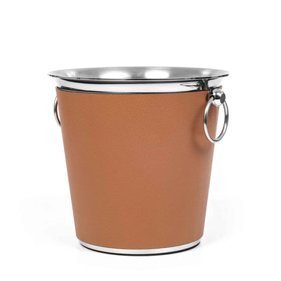 Leather CHAMPAGNE BUCKET by Pinetti 02