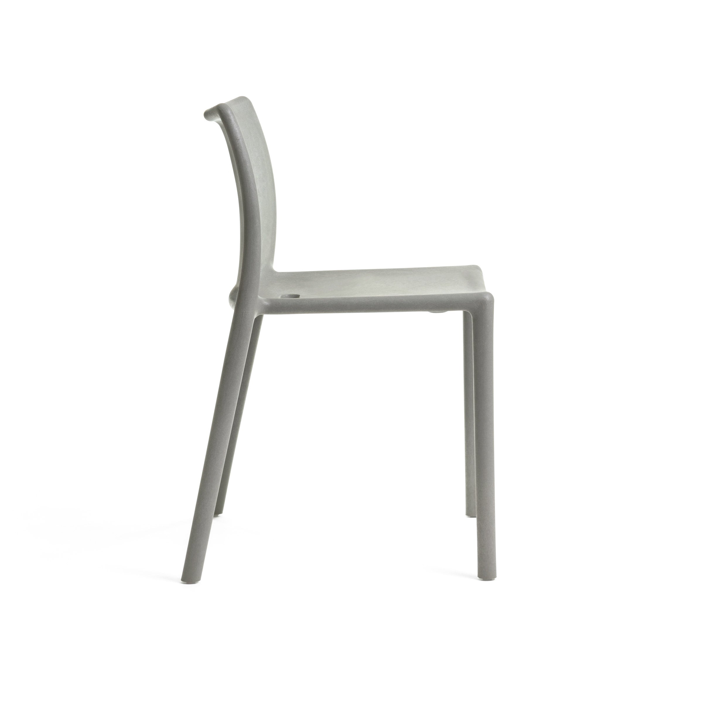 Outdoor Stackable Armrest Chair RE AIR by Jasper Morrison for