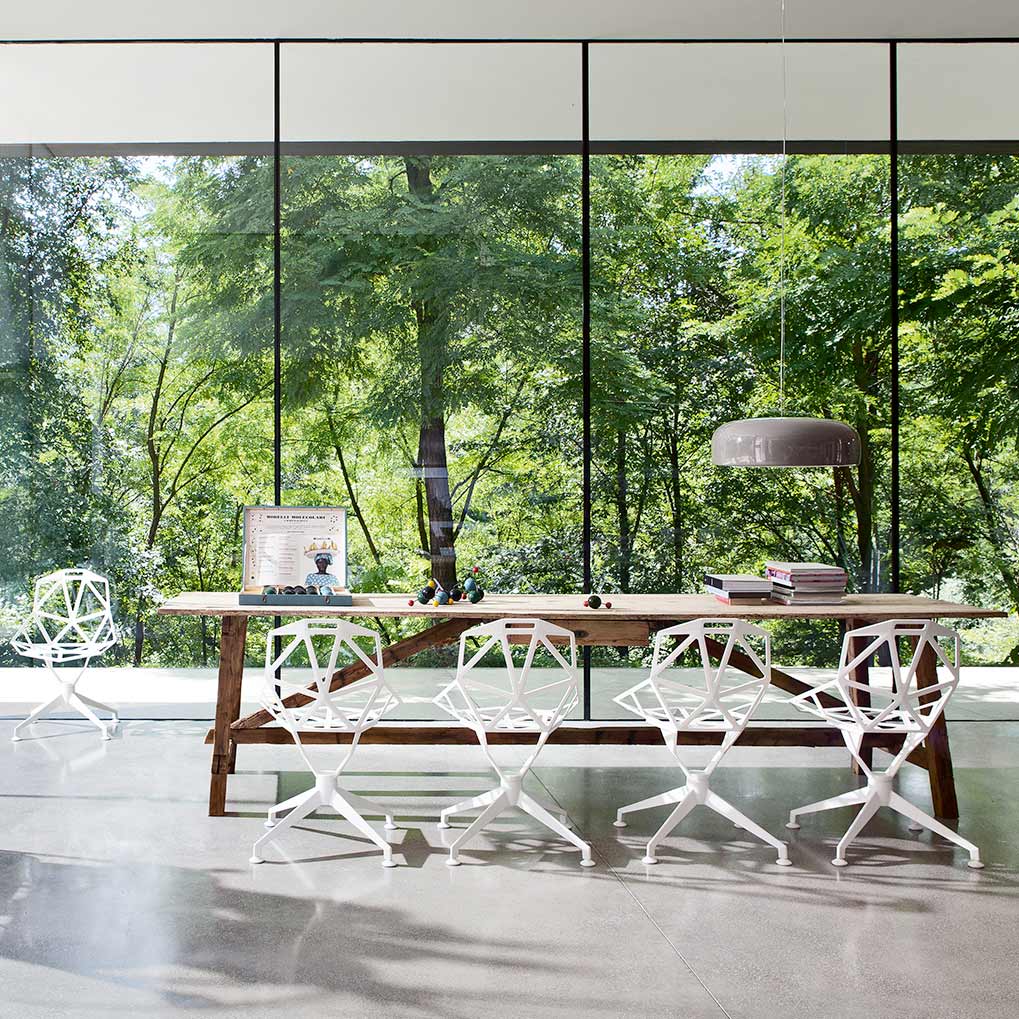 Swivel Chair with Four-Spoke Base ONE by Konstantin Grcic for