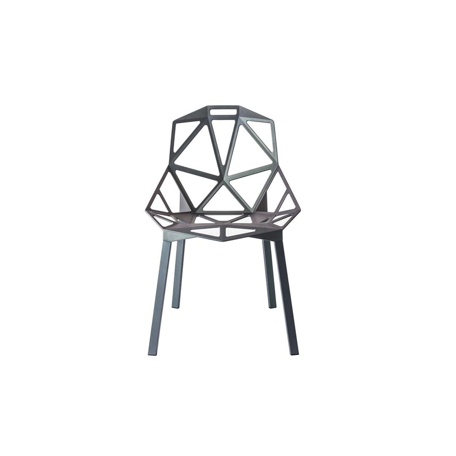 Outdoor Stackable Chair ONE Painted Aluminium by Konstantin Grcic for Magis 4