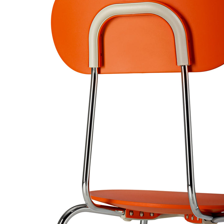 Metal Stackable Chair MARIOLINA Set of Two by Enzo Mari for Magis 05