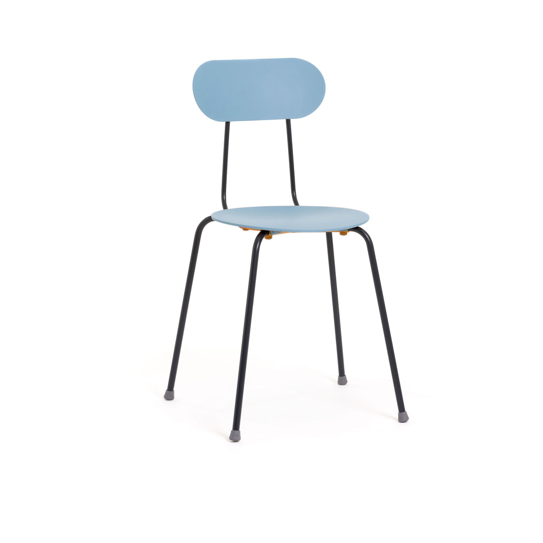 Metal Stackable Chair MARIOLINA Set of Two by Enzo Mari for Magis 04