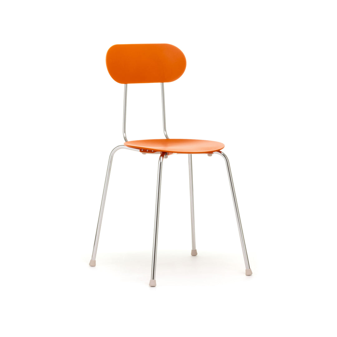 Metal Stackable Chair MARIOLINA Set of Two by Enzo Mari for Magis 01