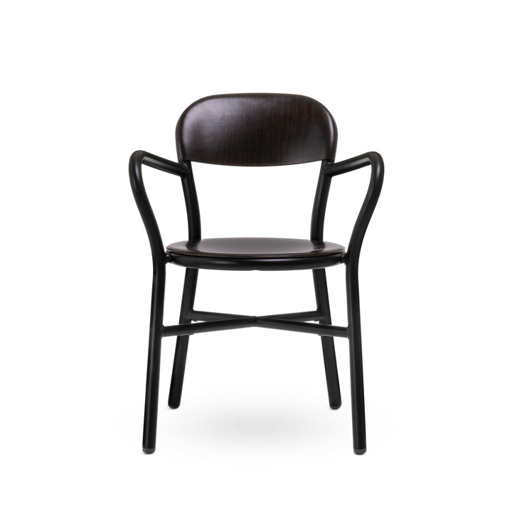 Stackable Armrest Chair PIPE by Jasper Morrison for Magis 03