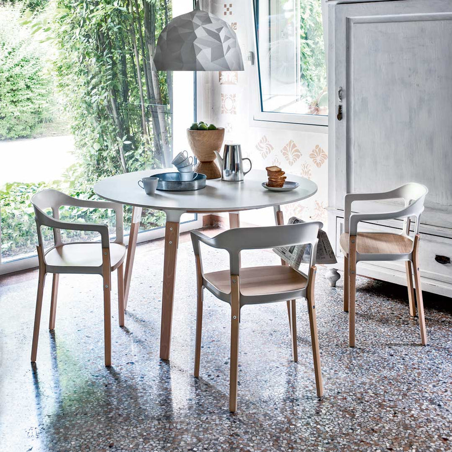 Wood Chair STEELWOOD by Ronan & Erwan Bouroullec for Magis 02