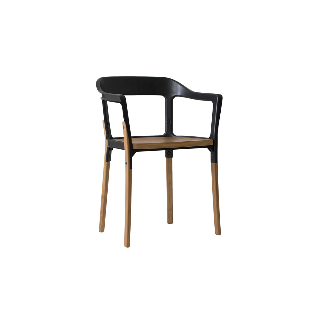 Wood Chair STEELWOOD by Ronan & Erwan Bouroullec for Magis 010
