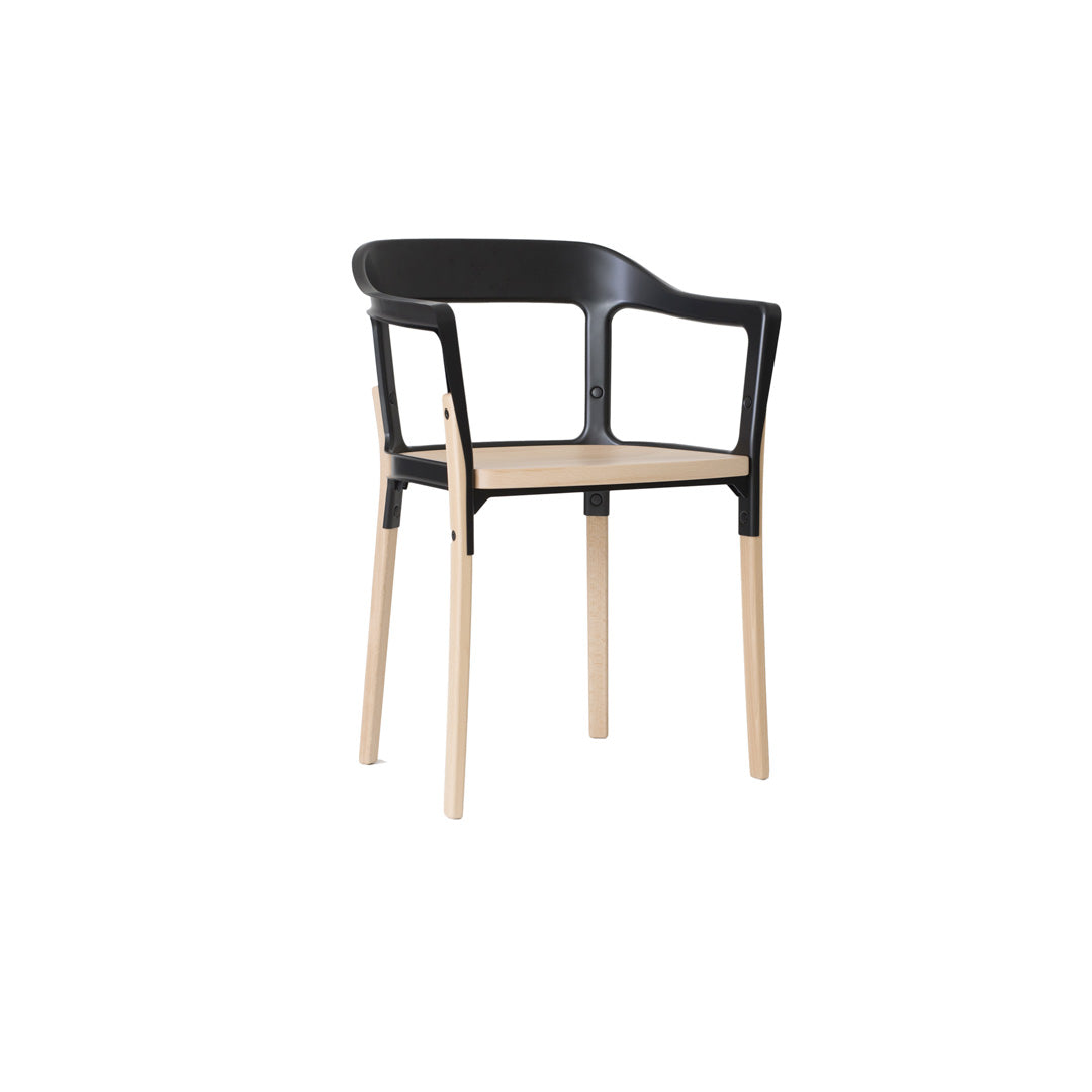 Wood Chair STEELWOOD by Ronan & Erwan Bouroullec for Magis 05
